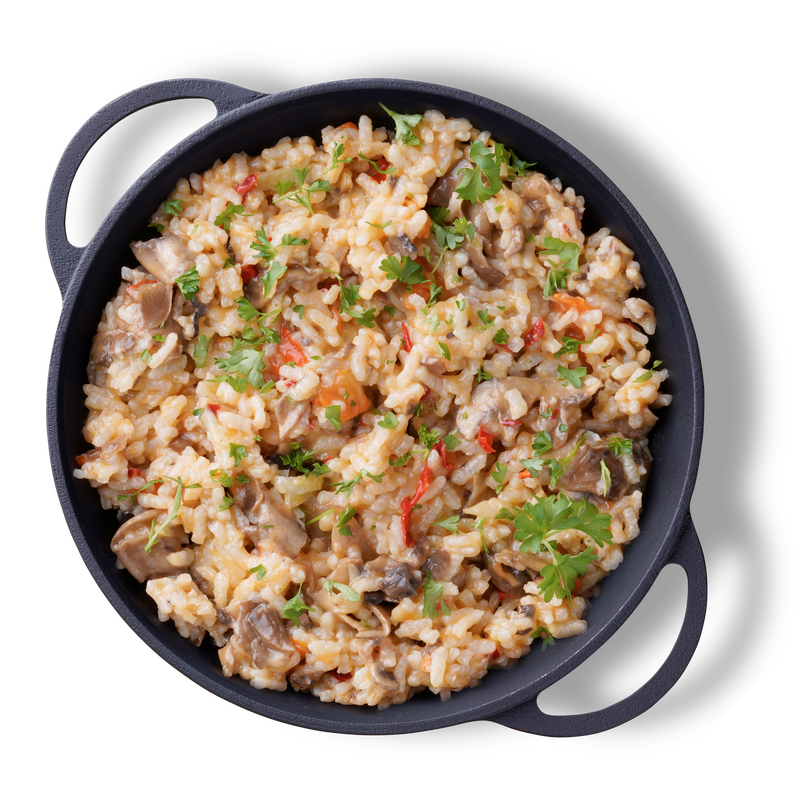 Vegetarian Pilaf cu ciuperci - 1 Vegetarian Pilaf cu ciuperci - 1