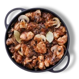 Porc Porc inabusit cu sos de ciuperci brune - 1