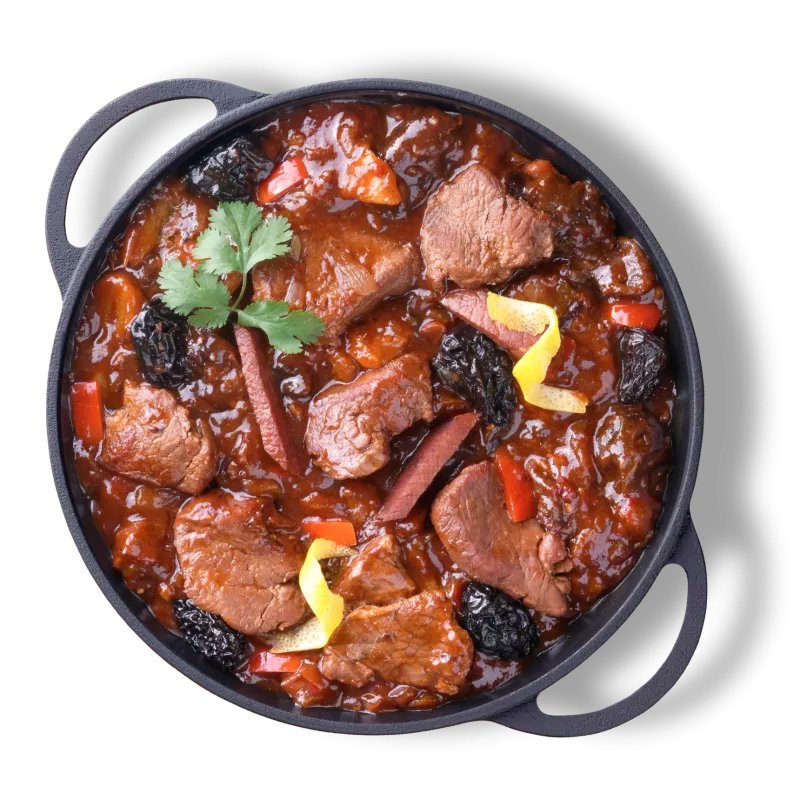 Porc Porc cu sos de prune - 1