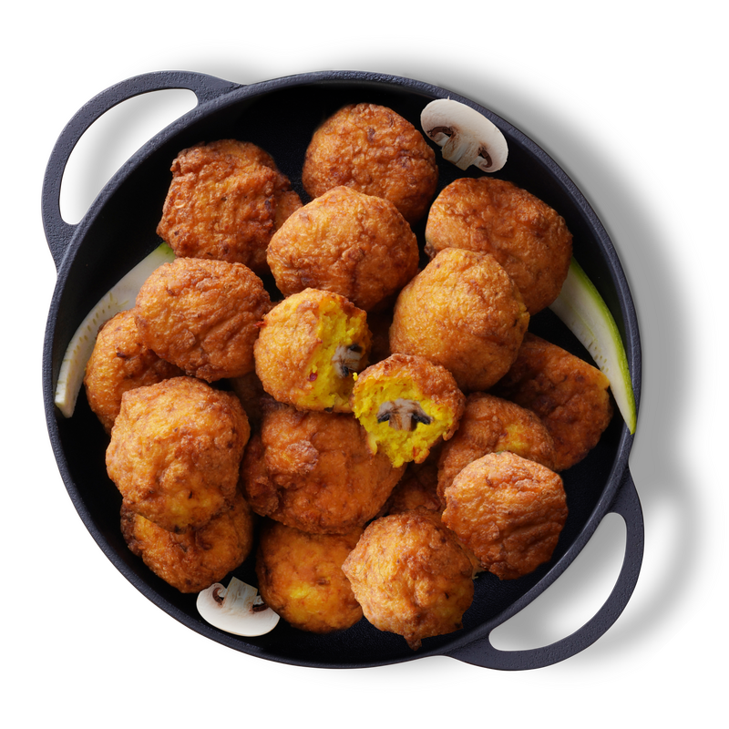 Vegetarian Chiftelute din ciuperci si zucchini - 1