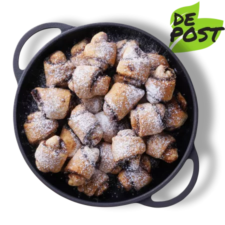 Desert Cornulete de casa cu gem si nuca - 1