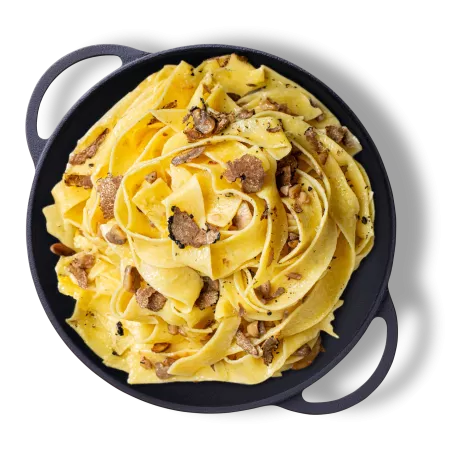 Pappardelle cu trufe si gorgonzola