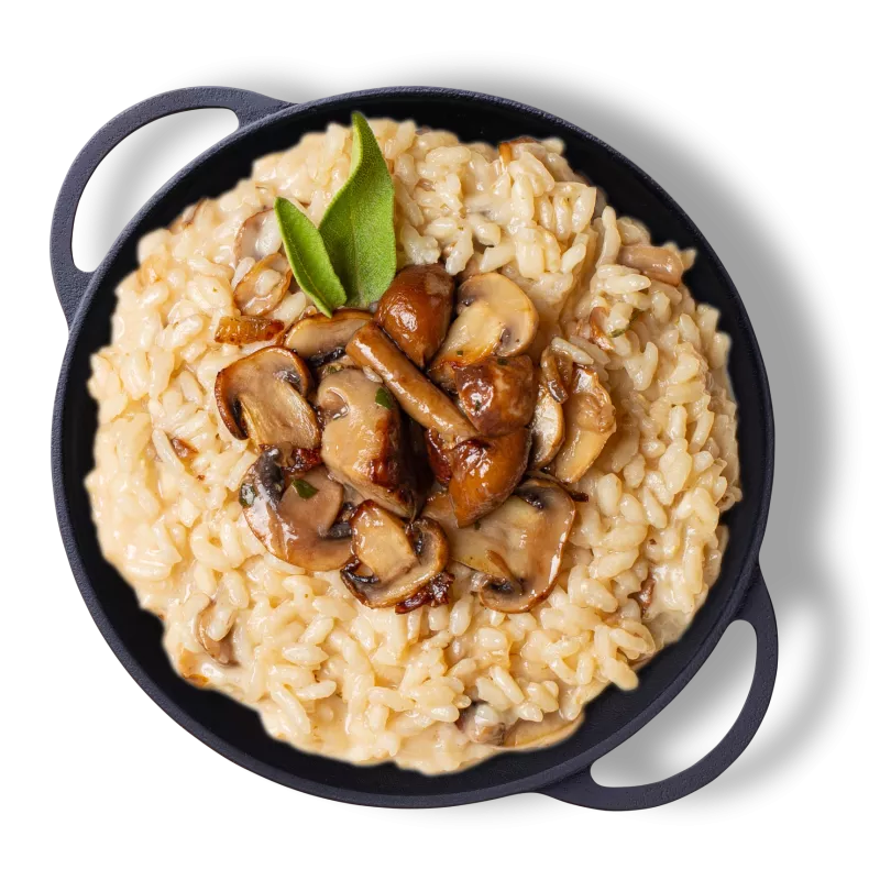 Risotto cu mix de ciuperci