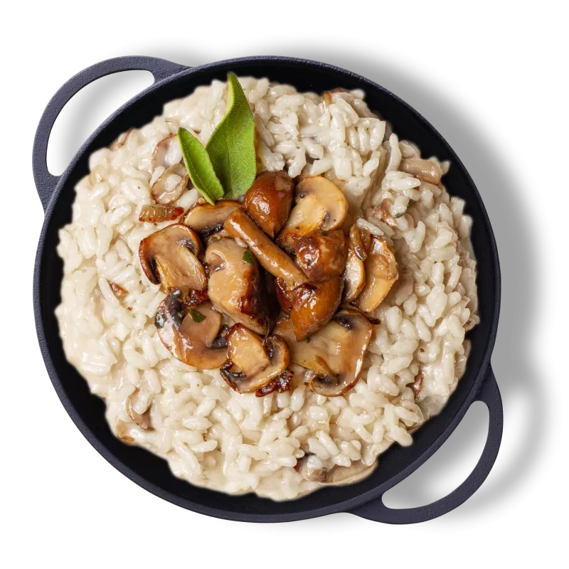 Risotto cu mix de ciuperci