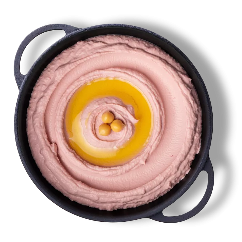 Hummus cu sfeclă