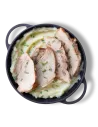 Friptura de porc pe pat de piure