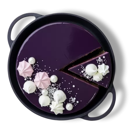 Tort mousse ciocolată și fructe de pădure