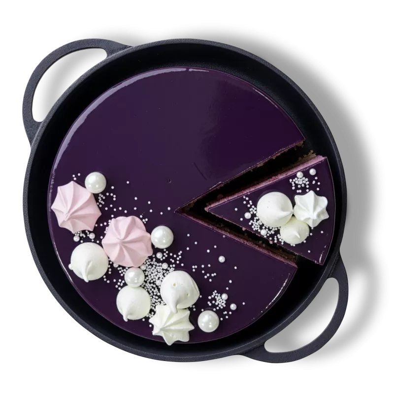 Tort mousse ciocolată și fructe de pădure