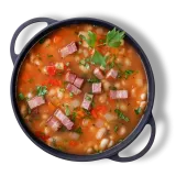 Ciorbă de fasole cu afumatura - comandă cu livrare la domiciliu