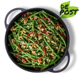 Salată de fasole verde cu usturoi și nuci