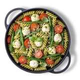 Salată de paste cu pesto și mozzarella