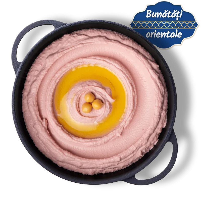 Hummus cu sfeclă