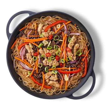 Noodles cu pui