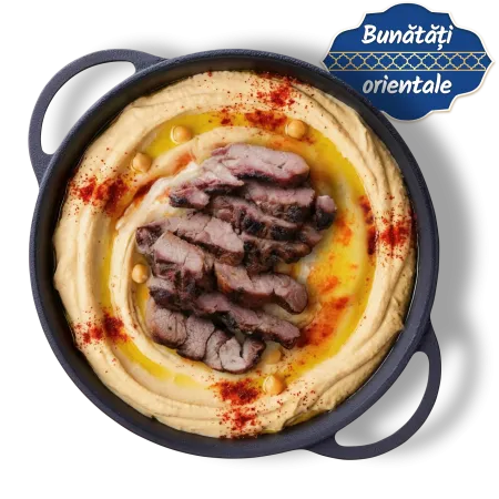 Hummus cu vită